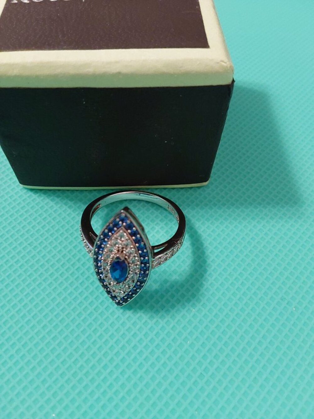 EVIL EYE RING ROSS SIMONS JEWELRY 2015 GORGEOUS - Picture 5 of 15